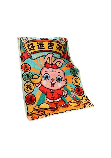 Homyl 31 "x 43" Yumuşak Atma Battaniye Flanel Oturma Stil-b Stil B Çok Renkli