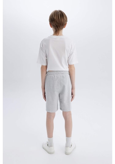 DeFacto Erkek Çocuk Esnek Belli Cepli Pike Şort B5866A825SMGR400