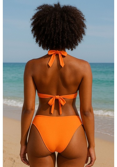 Deep Beach Twist Bikini Takım Mor