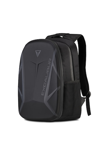 Casper Excalibur 16" Siyah Laptop Sırt Çantası (Gri Logolu)