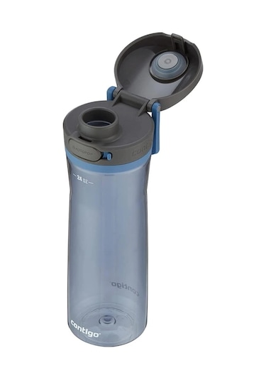 Contigo Jackson 2.0 720 Ml Su Şişesi Tek Tuş Açılır Kapak, Sızdırmaz, Bpa Sız Mavi mavi