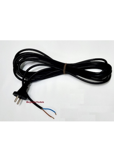 Elektrik Süpürgesi Yuvarlak Kablo 5 Metre Giriş Kablosu