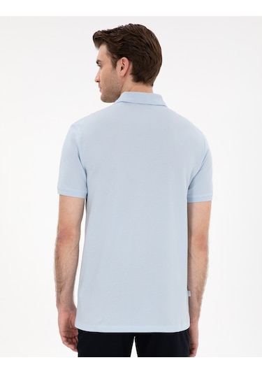 Pierre Cardin Erkek Açık Mavi Tişört Basic 50302561-vr003 Açik Mavi