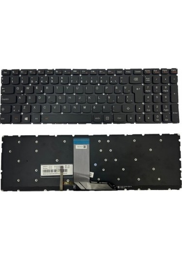Nion Lenovo İdeapad 700-15ısk 80ru00rxtx Uyumlu Notebook Klavye Siyah Tr Aydınlatmalı