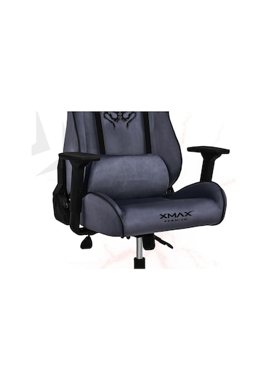 Rio Plus Balerion Terletmez Kadife Kumaş Antrasit Gaming Oyuncu Koltuğu -1 Gri