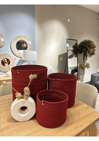 Rover Çok Amaçlı Düzenleyici Sepet, Saksılık, Organizer 20-26, Küçük Boy Kırmızı