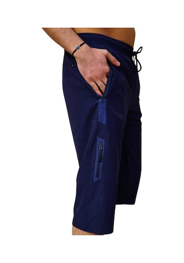 Lacivert Büyük Beden Diz Altı Uzun Model Su İtici Özellikli Likralı Esnek Kumaş Erkek Plaj Deniz Kapri Şort - 941-lacivert 001 Lacivert Büyük Beden Diz Altı Uzun Model Su İtici Özellikli Likralı Esnek Kumaş Erkek Plaj Deniz Kapri Şort - 941-lacivert 001