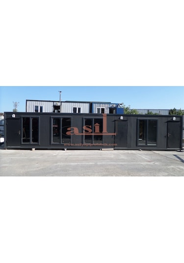 36 M² Tek Oda WcMutfaklı Dış Betopan İç Pvc Konteyner