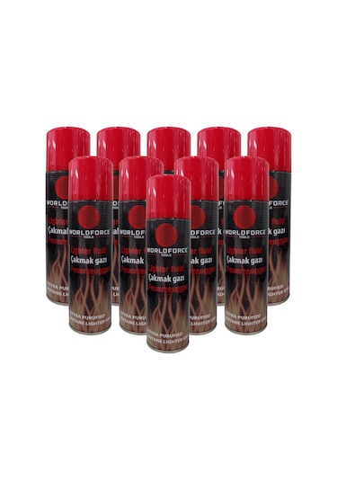 Worldforce 220 ML Çakmak Gazı 10 Adet