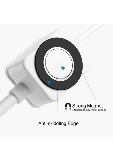 5mw Nokta Kırmızı Işık Hortumu Manyetik Kızılötesi Lazer Konumlandırma Led Çalışma Işığı Us Fiş