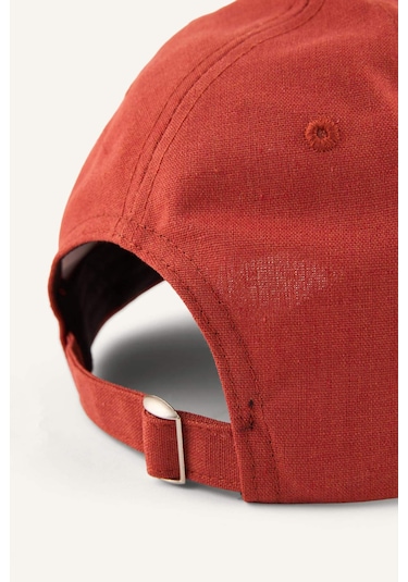 Defacto Erkek Basıc Keten Karışımlı Bordo Cap Şapka H5923ax26smbr268 Bordo-br268