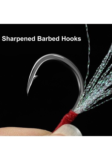 Novahub Çelik 2 Kancalı Olta İğnesi Seti - 10 Adet 18 - Balık Avı Malzemeleri