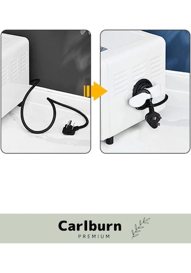 Özel Üretim Bilgisayar Notebook Şarj Kablosu Mutfak Çok Amaçlı Kablo Sarma Düzenleyici 2 Adet