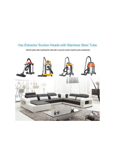 Youmex Kanepe Ve Halı Yıkama Makinesi İçin Su Emici Vakum Başlığı - 3 Farklı Set Seçeneği