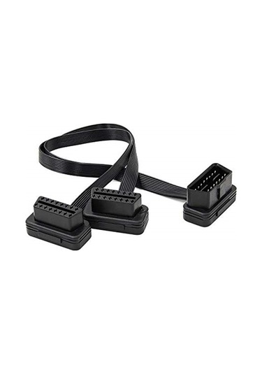 Honmex Obd2 16pin 8 İplikli Araç Çevirici Kablosu, 30cm Uzunlukta Y Şekilli Flatten Kablolar, Bluetooth Sinyal Güçlendirici Ve Konum Ayarlayıcı