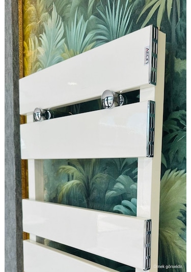 Hestia Bath Alüminyum Havlupan 490 X 700 Beyaz Aks:460