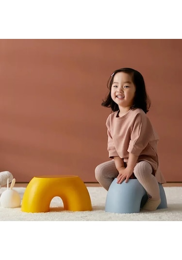 Yaratıcı Gökkuşağı Dışkı Basit Yüzük Küçük Tezgah Ev Yuvarlak Ve Çok Renki