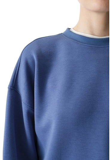 Penti Koyu Mavi Silky Feel Contrast Sweatshirt