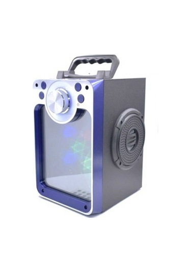 822s Ledli Kumandalı Bluetooth Hoparlör Usb-tf-fm Radyo Siyah