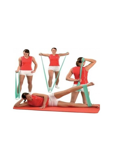 Pilates Egzersiz Bandı Pilates Yoga Ayak Kol Bant Direnç Lastiği