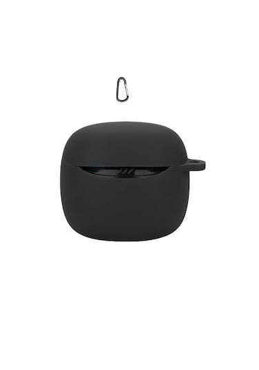 Jbl Tune Flex 2 Uyumlu Mat Silikon Kapak Kılıf+kanca Siyah