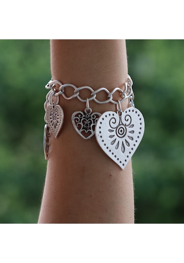 Primerocollection Gümüş Kaplama Bileklik N11.67964 Gri