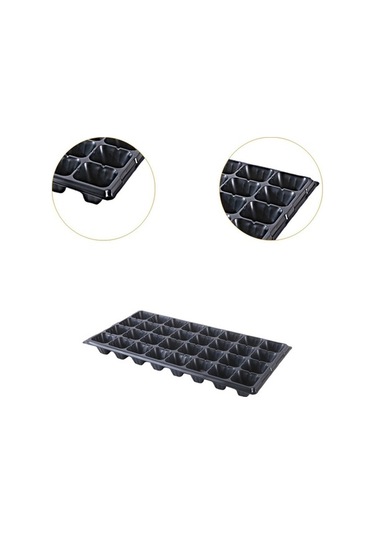 Pazly Tepsileri Taşınabilir Mikrogreens Fide Kabı 32-delik 10 Mv Suntek