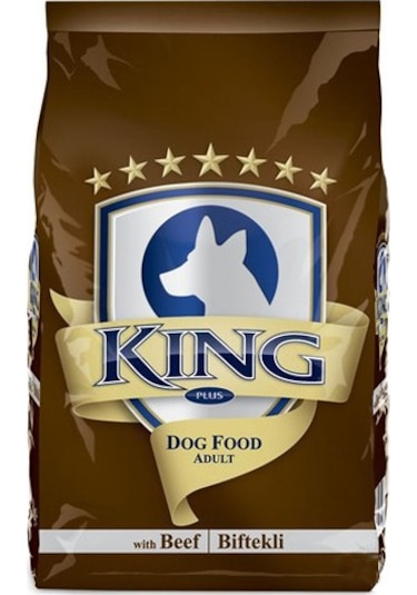 King Plus Beef Dog Biftekli Yetişkin Köpek Maması 3 KG