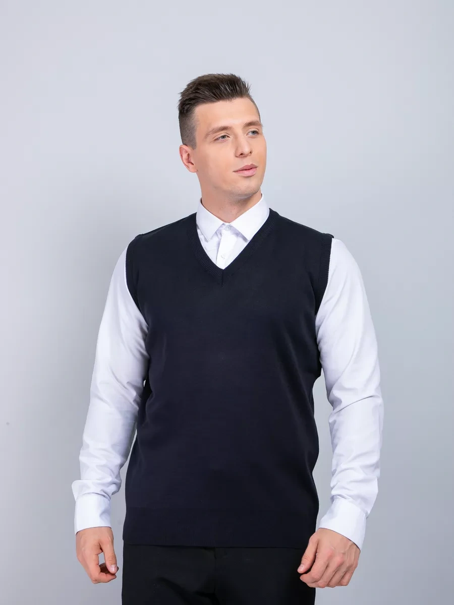 Pralkin İ Ko Erkek Klasik Yelek 10754112 Mavi