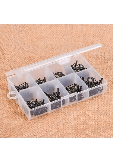 Kosona 80 Adet Çelik Ve Seramik Deniz Kamışı Rehber Seti - Kırık Veya Eski Kamışlar İçin Değiştirme Parçaları