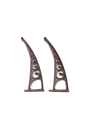 Pratik Sundurma Kapı Pencere Üstü 100x150 Cm Kahve 6 Mm Bronz Levha