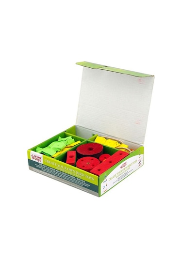 Living World Kuş Oyuncak Yapma Seti - Ahşap