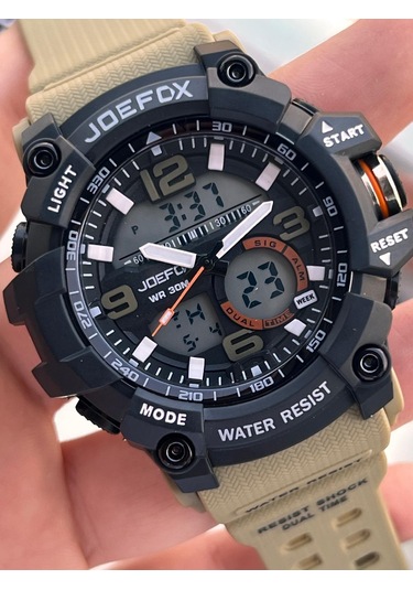 Joefox Digital Ve Analog Çiftlere Özel 2 Yıl Garantili 3 Atm Suya Dayanıklı Çift Kol Saati Je.cft.01 Siyah