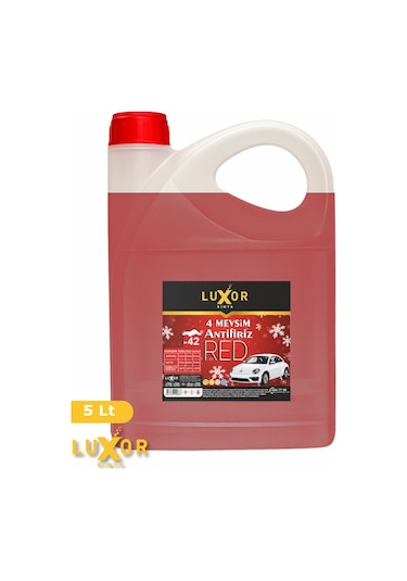 Luxor Kimya -42 Kırmızı 5Lt  Antifriz 4 Mevsim Konsantre