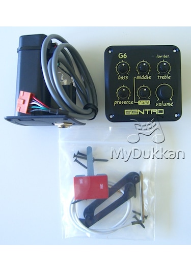 Gentro G6 4 Band Ekolayzer ve Saz için Eşik Altı Manyetik