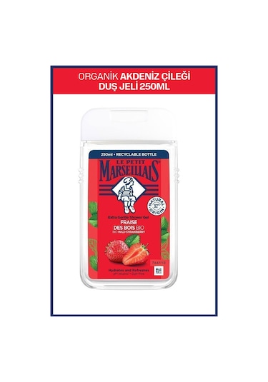 Le Petit Marseillais Akdeniz Çileği Banyo ve Duş Jeli 250 ML