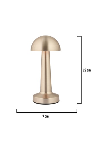 Orvin Nikel Şarjlı Dokunmatik Dim Edilebilir 3 Renkli Masa Lambası 2000ma Pil Gücü Ile 7 Saat Gümüş