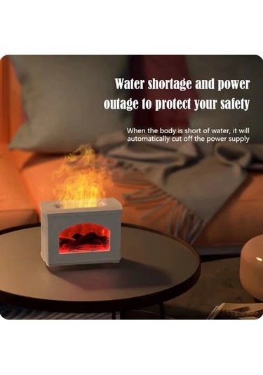 Şömine Hava Nemlendirici Aromatik Oda Kokusu 270 Ml Difüzörü Buhar Makinası - 9013070805056ynt