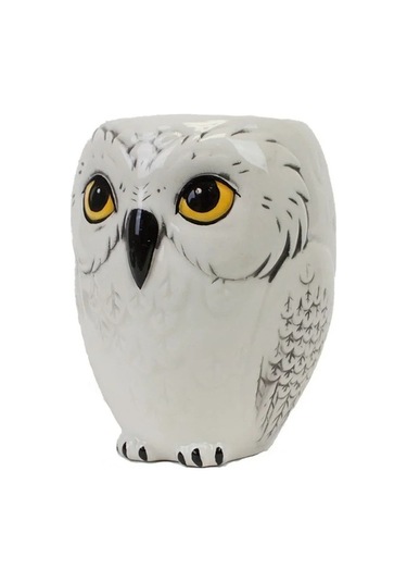 Ulzyvf Suyu Süt Seramik Şekli Kupa Kahve Kahvaltı Hayvan Beyaz Baykuş 3d Vp Beyaz