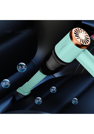 Teltree Güçlü Emişli Taşınabilir El Süpürgesi - Araç Ve Ev Temizliği İçin Pratik