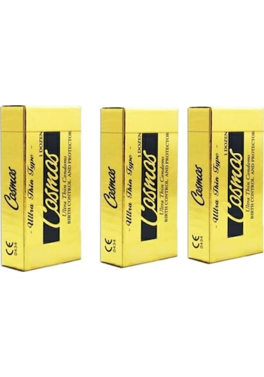 Cosmos Ultra Thin Prezervatif 12'li x 3