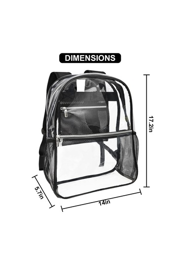 Skycity Tpu50 Şeffaf Sırt Çantası: Dayanıklı, Çok Amaçlı Ve Geniş Kapasiteli Seyahat Ve Günlük Kullanım İçin İdeal Çok Renkli