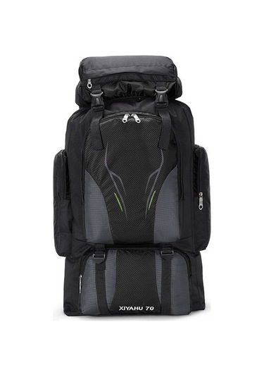 Silkroadselect Sırt Çantası Outdoor Seyahat Çantası Dağcılık Çantası 70l Puy6fr Siyah