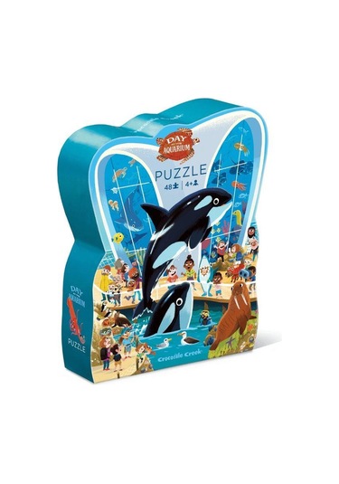 Crocodile Creek Puzzle 48 Parça Akvaryumda Bir Gün