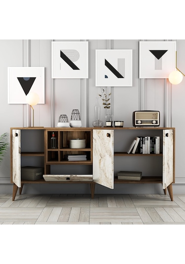 Napoli Konsol - Beyaz Mermer