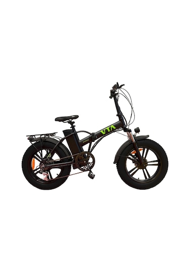 Vb2 Pro - 20 İnç Elektrikli Bisiklet - 7 Vites Katlanabilir Yapı İle Şehir İçi Ulaşım İçin İdeal Siyah