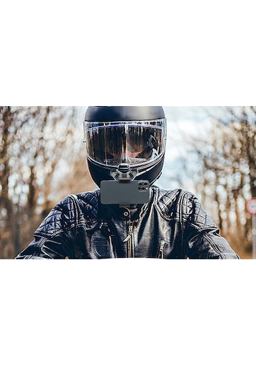 Outfire Telefona Ve Aksiyon Kamera İle Uyumlu Kask Çene Bağlantı