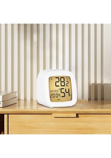 Suntek Kompakt Dijital Çalar Saat Başucu Saati 12/24h Ofis