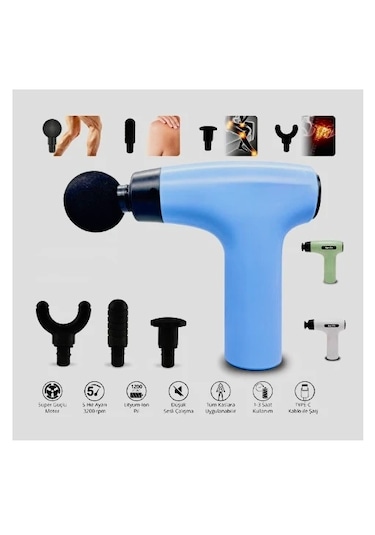 Aprilla Afm-2893 Sporcu Masaj Aleti Mavi