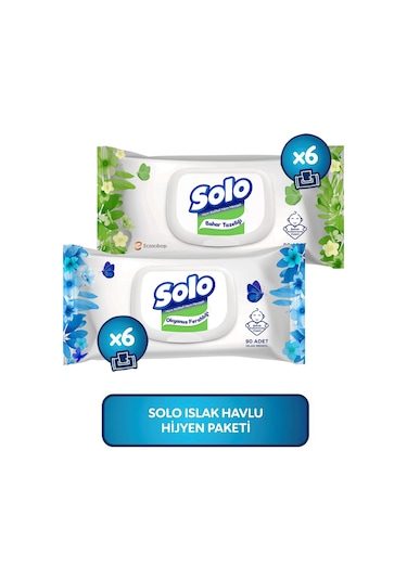 Solo Islak Havlu Hijyen Paketi